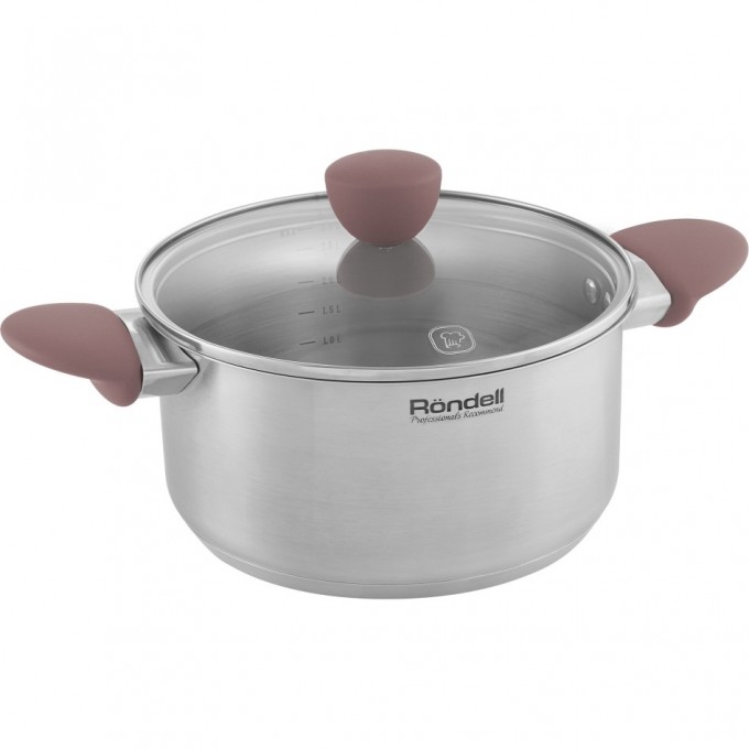 Кастрюля с крышкой RONDELL BUENO 24 см 4,8 л RDS-1588