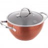 Кастрюля с крышкой RONDELL JERSEY 24 см, 4,5 л RDA-862