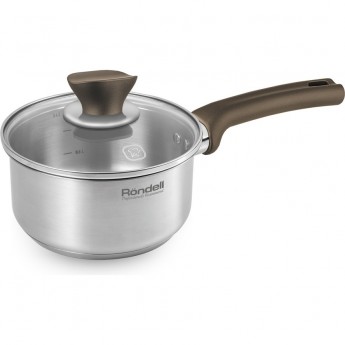 Ковш с крышкой RONDELL ABSOLUTE 16 см, 1,4 л