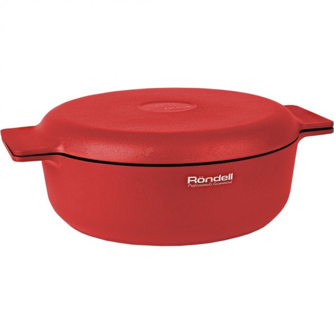 Сотейник с крышкой RONDELL RED EDITION 24х8 см RDA-1119